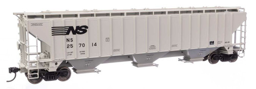 Walthers Mainline ~ 57' Trinity 4750 3-Bay Covered Hopper ~ Ready to Run ~ Norfolk Southern #257014 ~ 910-49046