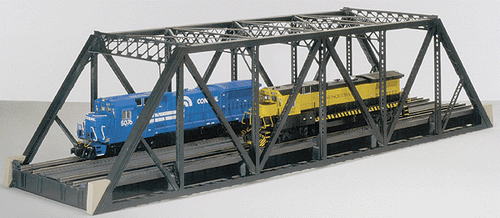 Atlas ~ O Scale ~ Single Track Pratt Truss Bridge Kit ~ 3 Rail ~ 40" 100cm Long x 9-1/2" 23.7cm High ~ 6920