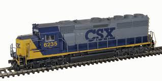 Atlas ~ EMD GP40 ~ Standard DC ~ Master ~ Silver CSX 6641 (Bright Future, gray, blue, yellow) ~ 10004003