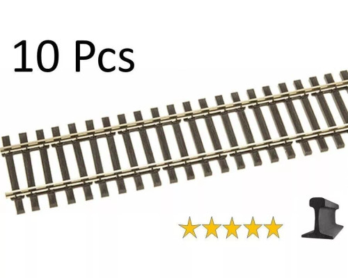 Peco ~ O Scale ~ Code 143 ~ US Profile Wooden Tie Flex Track w/Flat-Bottom Rail ~ Streamline ~ 36" Length ~ 10 Pieces ~ SL-700FB-10