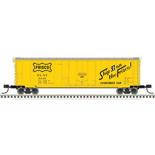 Atlas ~ N Scale ~ 50' GA RBL Plug-Door Boxcar ~ Ready to Run ~ Master ~ St. Louis-San Francisco #6110 ~ 50005704