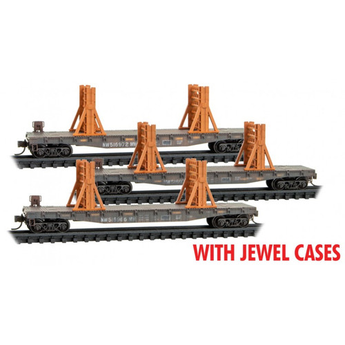 Micro Trains ~ N Scale ~ Ribbon Rail #1 3-PK Norfolk Southern ~ 98302220