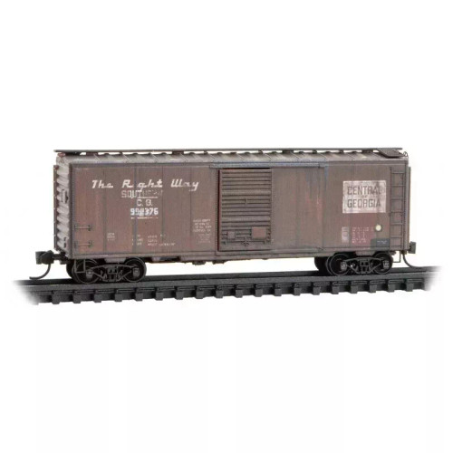 Micro Trains N Southern Railway Central Georgia Weathered 40' Box Car ~ 02044377