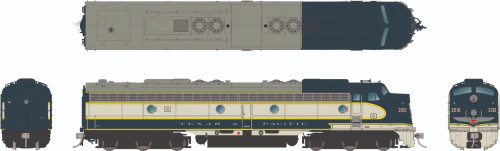 Rapido ~ HO Scale ~ EMD E8A ~ Texas & Pacific ~ T&P Eagle Scheme #2010 ~ DCC & Sound ~ 28601