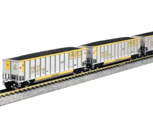 Kato ~ N Scale ~ BethGon Coalporter ~ 8-Pack ~ Ready to Run ~ BNSF