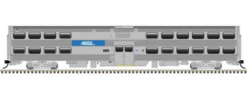 Atlas ~ HO Scale ~ Nippon Sharyo Type 6000 Bi-Level Commuter Coach ~ Ready to Run ~ Master ~ Metra #6121 ~ 20007048