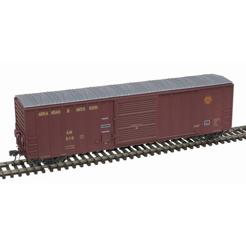 Atlas ~ HO Scale ~ Berwick 50' Boxcar ~ Ready to Run ~ Master ~ Arkansas & Missouri #504 ~ 20006984
