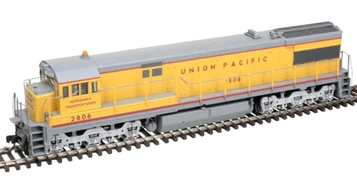 Atlas ~ HO Scale ~ Master U28C Silver ~ UNION PACIFIC #2801 ~ DC Version ~ 10004594
