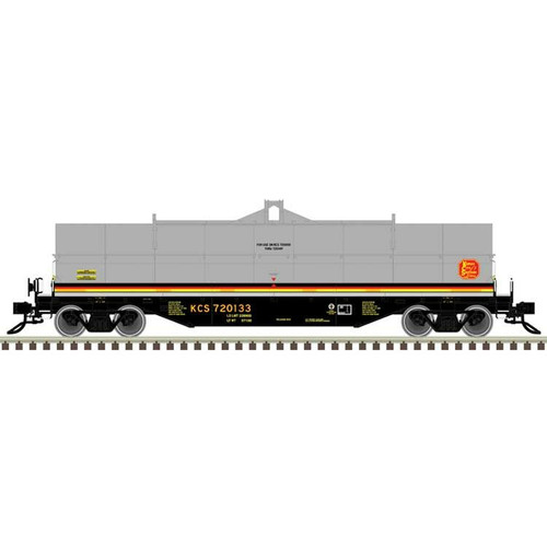 Atlas ~ HO Scale ~ 42' Coil Steel Car with Fishbelly Side Sill ~ Ready to Run ~ Master ~ Kansas City Southern #720017 ~ 20007465