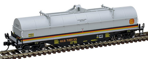 Atlas ~ HO Scale ~ 42' Coil Steel Car with Fishbelly Side Sill ~ Ready to Run ~ Master ~ Kansas City Southern #720023 ~ 20007466