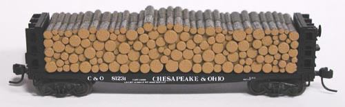 Atlas ~ N Scale ~ Master ~ 42' Pulpwood Flatcar with Load ~ Chesapeake & Ohio #81879 ~ 50006944