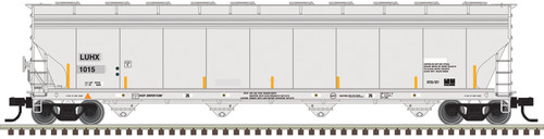 Atlas ~ HO Scale ~ Master ACF 5800 4-Bay Covered Hopper ~ Luhu Logistics LUHX #1021 ~ 20007679