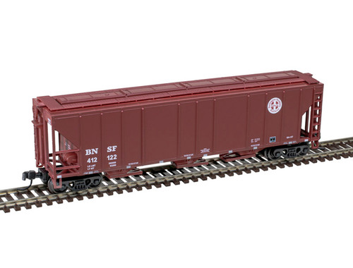 Atlas ~ N Scale ~ PS-2 4427 3-Bay Covered Hopper ~ Ready to Run ~ Master ~ BNSF Railway #412006 ~ 50006784