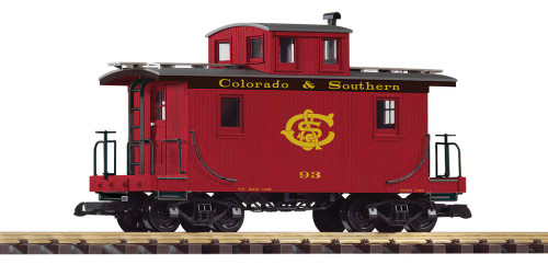 PIKO ~ G Scale ~ Wood Caboose ~ Jersey Central CNJ #59828 ~ 38995
