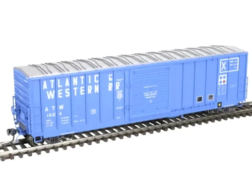 Atlas ~ HO Scale ~ Master ~ CNCF 5000 50' Boxcar ~ Ready to Run ~ Atlantic & Western #1017 ~ 20007134