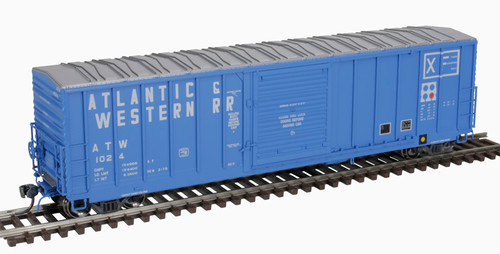 Atlas ~ HO Scale ~ Master ~ CNCF 5000 50' Boxcar ~ Ready to Run ~ Atlantic & Western #1017 ~ 20007134