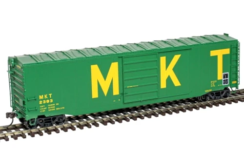 Atlas ~ HO Scale ~ Master ~ Postwar 50' Single-Door Boxcar ~ Ready to Run ~ Missouri-Kansas-Texas #2383 ~ 20007528