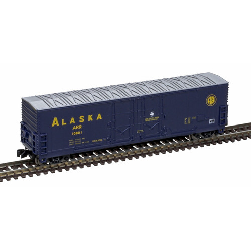 Atlas ~ Z Scale ~ Evans Double Plug Door Boxcar ~ Alaska #10801 ~ 75000015