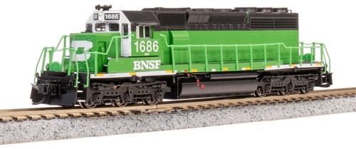 Broadway Limited ~ N Scale ~ EMD SD40-2 ~ BNSF #1686 ~ DC Version ~ 9483