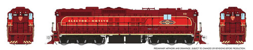 Rapido ~ HO Scale ~ EMD Demonstrator ~ SD7 #991 ~ DC/Silent ~ 050209