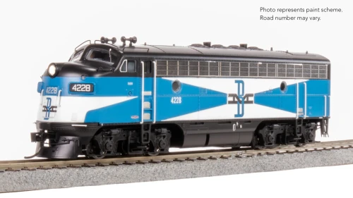 Broadway Limited ~ HO Scale ~ EMD F3A  ~ Boston & Maine B&M #4228A ~ DCC & Sound ~ 9656