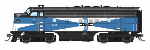 Broadway Limited ~ HO Scale ~ EMD F3A  ~ Boston & Maine B&M #4228A ~ DCC & Sound ~ 9656