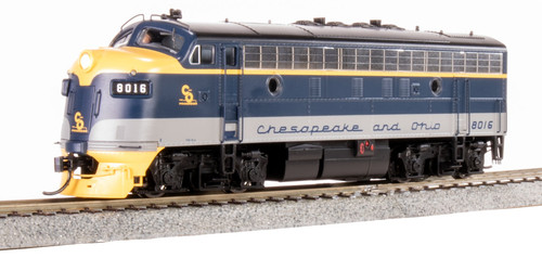 Broadway Limited ~ HO Scale ~ EMD F3A  ~ C&O 8016 ~ DC Version ~ 9661