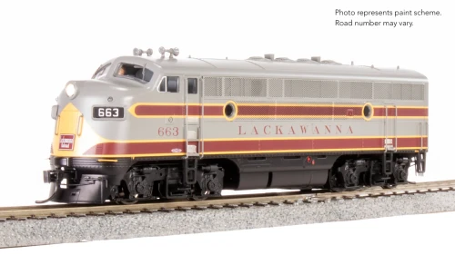 Broadway Limited ~ HO Scale ~ EMD F3A  ~ DLW 663 ~ Paragon4 Sound/DC/DCC ~ 9662