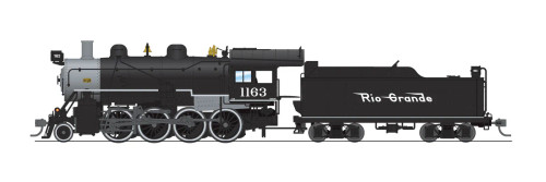 Broadway Limited ~ HO Scale ~ 2-8-0 Consolidation ~ DRGW 1163 ~ DC Version ~ 8751 Broadway Limited ~ HO Scale ~ 2-8-0 Consolidation ~ DRGW 1163 ~ DC Version ~ 8751