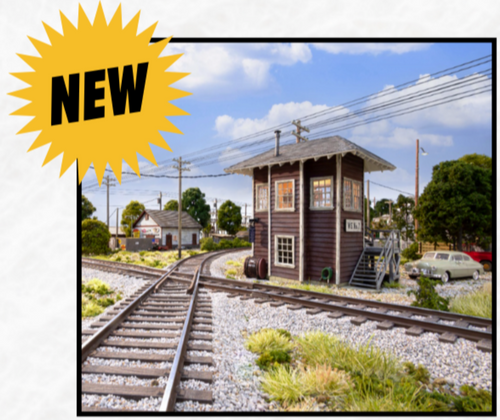 Woodland Scenics ~ N Scale ~ Interlocking Tower ~ Built-&-Ready ~ BR4964 Woodland Scenics ~ N Scale ~ Interlocking Tower ~ Built-&-Ready ~ BR4964