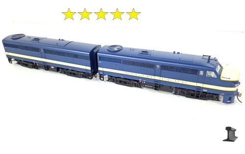 Rapido ~ HO Scale ~ Alco FA-1 + FB-1 ~ Missouri Pacific #324 + #324B ~ DC/Silent ~ 037061