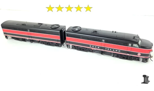Rapido ~ HO Scale ~ Alco FA-1 + FB-1 ~ Rock Island #148 + #148B ~ DC/Silent ~ 037073