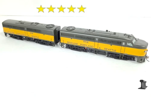 Rapido ~ HO Scale ~ Alco FA-1 + FB-1 ~ Spokane, Portland & Seattle #856 + #206 ~ DC/Silent ~ 037077