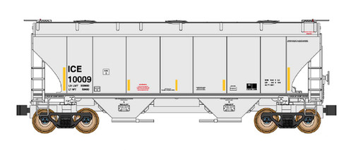 Intermountain ~ N Scale ~ Trinity 3281 2-Bay Covered Hopper ~ Chicago & Eastern #10009 ~ 669008-01