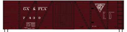 Accurail ~ HO Scale ~ 40' 6-Panel Single-Sheathed Wood Boxcar ~ Georgia & Florida #8001 ~ 81683 Accurail ~ HO Scale ~ 40' 6-Panel Single-Sheathed Wood Boxcar ~ Georgia & Florida #8001 ~ 81683