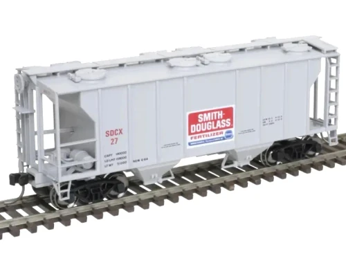 Atlas ~ N Scale ~ PS-2 2-Bay Covered Hopper ~ Ready to Run ~ Smith Douglass 27 ~ 50005900