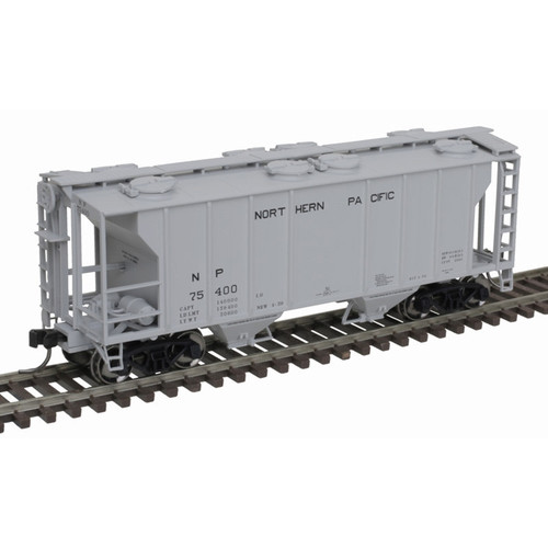 Atlas ~ N Scale ~ PS-2 2-Bay Covered Hopper ~ Ready to Run ~ Northern Pacific #75400 ~ 50005906