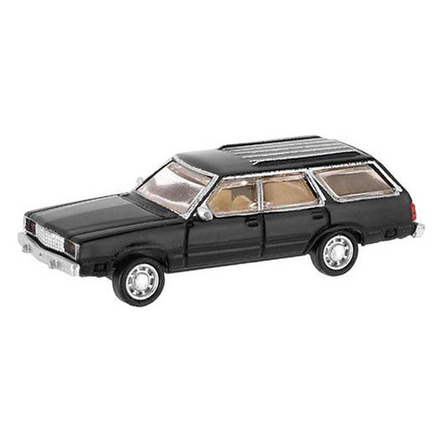 Atlas ~ N Scale ~ American Automobiles ~ 1978 Ford Fairmont Wagon ~ Black ~ 2 Pack ~ 60000037