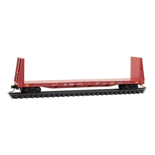 Micro Trains ~ N Scale ~ 61' 8" Bulkhead Flatcar ~ Canadian Pacific #316414 ~ 05400451 Micro Trains ~ N Scale ~ 61' 8" Bulkhead Flatcar ~ Canadian Pacific #316414 ~ 05400451