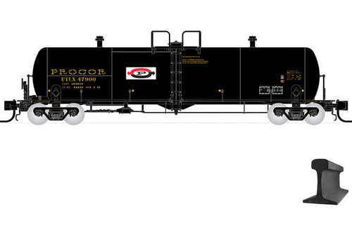 Rapido ~ N Scale ~ Procor GP 20 20K Tank Car ~ UTLX #47908 ~ 535002-2-1