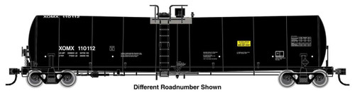 WalthersMainline ~ HO Scale ~ Trinity 25,000-Gallon Tank Car ~ Ready To Run ~ XOMX #110153 ~ 910-48245