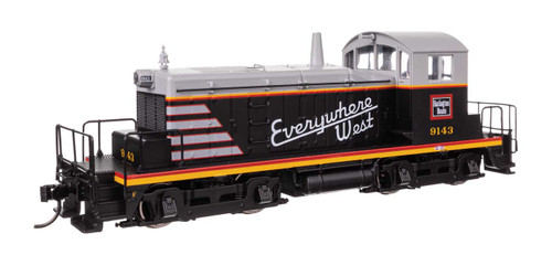 WalthersMainline ~ HO Scale ~ EMD SW1 ~ Standard DC ~ Chicago, Burlington & Quincy #9143 ~ 910-9241
