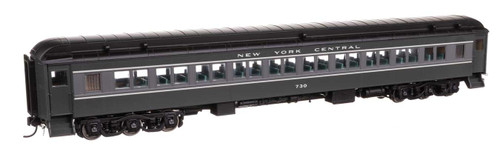 WalthersProto ~ HO Scale ~ 82' Pullman-Built Heavyweight Paired-Window Coach ~ New York Central #730 ~ Lighted ~ 920-17610