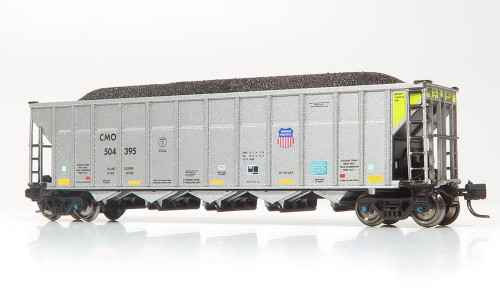 Rapido ~ N Scale ~ AutoFlood III RD Coal Hopper ~ Union Pacific UP / CMO #504302 ~ 538027A