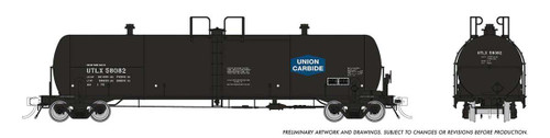 Rapido ~ HO Scale ~ Procor GP20 20,000-Gallon Tank Car ~ Union Carbide UTLX ~ 135022