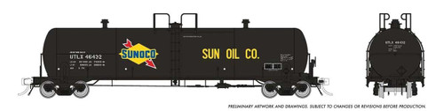 Rapido ~ HO Scale ~ Procor GP20 20,000-Gallon Tank Car ~ Sunoco UTLX #46442 ~ 135019 Rapido ~ HO Scale ~ Procor GP20 20,000-Gallon Tank Car ~ Sunoco UTLX #46442 ~ 135019