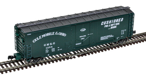Atlas ~ N Scale ~ 50' General American Plug-Door Boxcar ~ Master ~ Gulf, Mobile & Ohio #1254 ~ 50007158