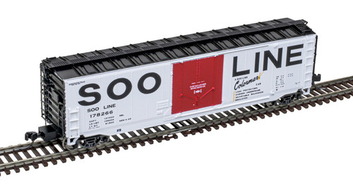 Atlas ~ N Scale ~ 50' General American Plug-Door Boxcar ~ Master ~ Soo Line #178294 ~ 50007161