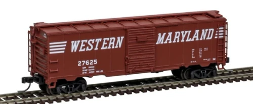 Atlas ~ N Scale ~ 40' Steel Boxcar ~ Master ~ Western Maryland #27382 ~ 50007099
