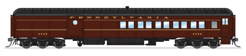 Broadway Limited ~ HO Scale ~ Pennsylvania Railroad Heavyweight 5-Car Passenger Set, 1950's Era ~ 8966